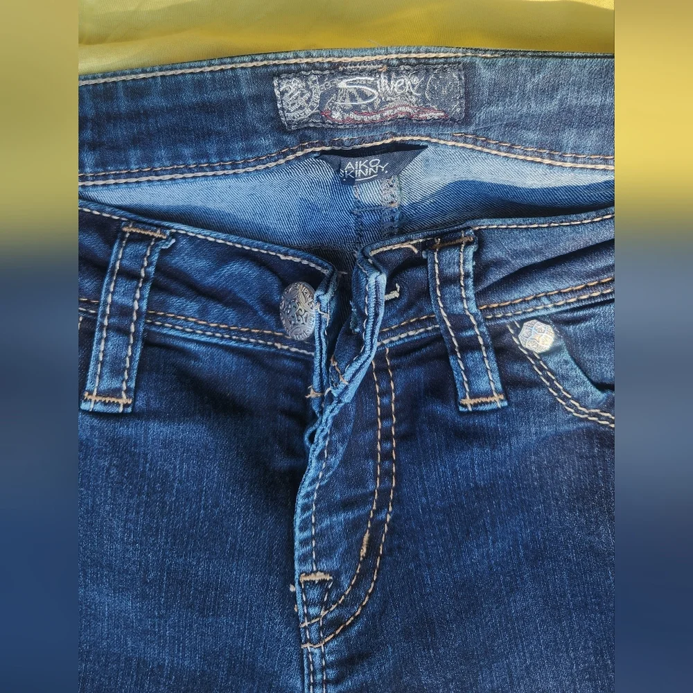 Silver Jeans Aiko Skinny W29/L31 - Picture 3 of 5